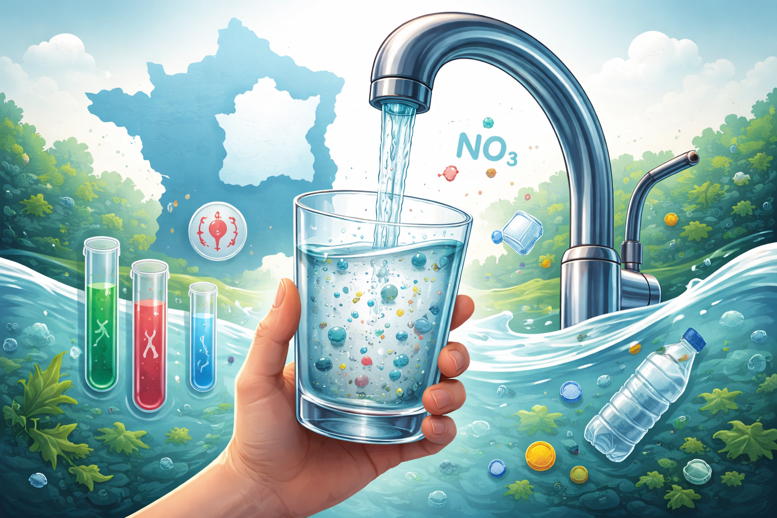 Eau du robinet en France : ce que les rapports officiels disent vraiment (et ce qu'ils ne disent pas encore)